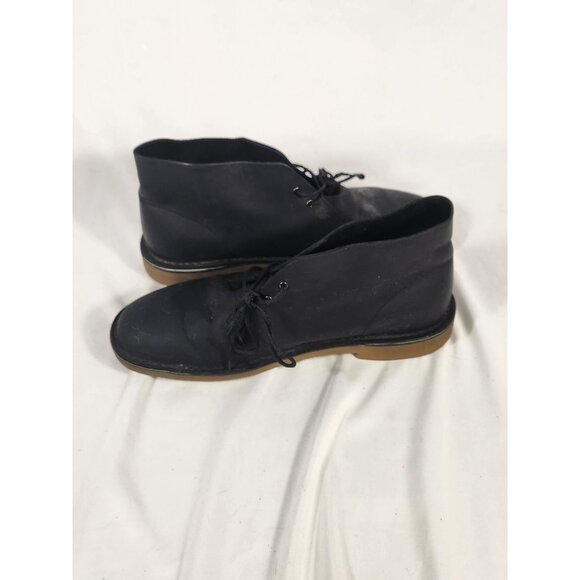 Clarks Mens Bushacre Chukka Boot Black Comfort Preppy Oiled Leather US/11 - Picture 5 of 9